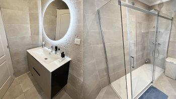 Installation salle de bain avec douche italienne